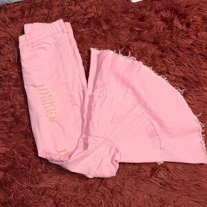 NWOT! Daisy Wide Leg Bell Bottom Distressed Jeans